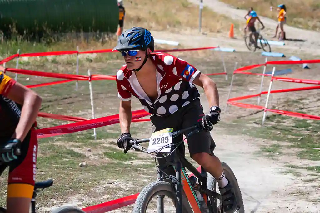 Railing the corner at Steamboat with a full display of the weekend spirit shown through Tattoos in full force