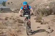 Lyons rides across the flats at Eagle